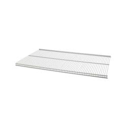 freedomRail Nickel 36-inch x 12-inch Ventilated Shelf