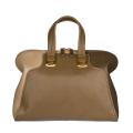 Fendi' Chameleon' Beige/ Taupe Tri-tone Leather Tote Bag