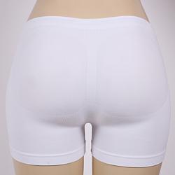 Women's White Lingerie Boyshorts
