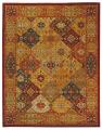 Handmade Diamond Bakhtiari Multi/ Red Wool Rug (11' x 17')