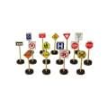 Play Smart 15-count Nontoxic Wood Set of Street Traffic Signs