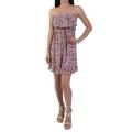 Ci Sono by Journee Junior's Strapless Sweetheart Neck Belted Sundress