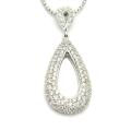 D'sire 18k White Gold 4/5ct TDW Diamond Pendant (G-H, VS1-VS2)