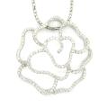 D'sire 18k White Gold 3/4ct TDW Diamond Pendant (G-H, VS1-VS2)