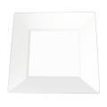 SilverEdge White 10.75-inch Square Plastic Plates (Set of 10)