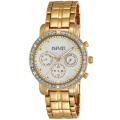 August Steiner Women's Swiss Quartz Multifunction Crystal Watch
