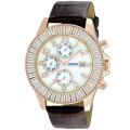 August Steiner Women's Swiss Quartz Baguette Bezel Watch