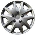 Design KT100915S_L ABS Silver 15-inch Hub Caps (Set of 4)