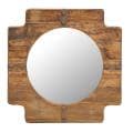 Matz Natural Wood-Framed Mirror