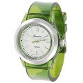 Geneva Platinum Women's Green Translucent Watch