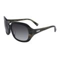 Coach Women's Black Horn Plastic Fashion Sunglasses
