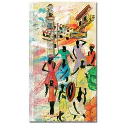 Robert Lulzan 'La Bodeguita' Canvas Art