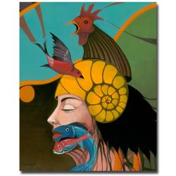 Armando 'Beyond Me' Canvas Art