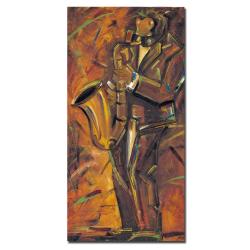 Joarez 'Jazz II' Canvas Art