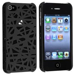 Black Bird Nest Rear Snap-on Case for Apple iPhone 4/ 4S