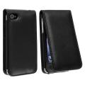 Black Leather Case with Card Holder for Apple iPhone 4/ 4S
