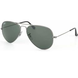Ray-Ban Unisex RB3044 Gunmetal Small Aviator Sunglasses