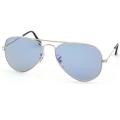Ray-Ban Unisex RB3044 Silver Small Aviator Sunglasses
