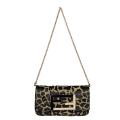 Fendi Mia Jacquard Leopard Pochette