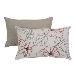 Pillow Perfect Floral Rectangle Throw Pillow