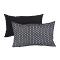 Pillow Perfect 'Oval Dots' Black Throw Pillow