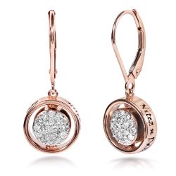 14k Gold Nitez N Daze 5/8ct TDW Black and White Diamond Earrings (H-I, I1-I2)