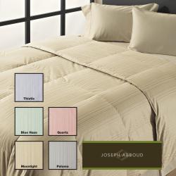 Joseph Abboud Oversized 350 Thread Count Stripe Down Alternative Comforter