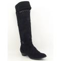 MIA Women's 'Masterpiece' Black Suede Boots (Size 6.5)