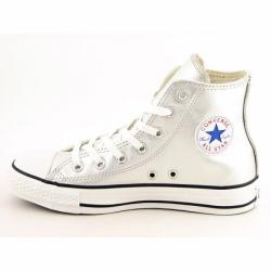 Converse Women's 'CT AS Spec Hi' Silver Sneakers