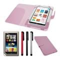 SKQUE Barnes & Noble Nook Tablet Leather Case/ Screen Protector/ Stylus
