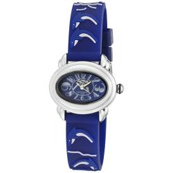 Activa Juniors Navy Blue Rubber With Multicolor Dolphin Design Watch