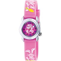 Activa Juniors Light Pink Rubber With Rabbit Design Watch