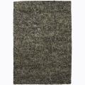 Hand-woven Mandara Green Shag Rug (7'9 x 10'6)