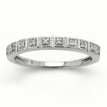 Sterling Silver Diamond Accent Anniversary Band