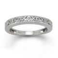 Sterling Silver Diamond Accent Stackable Ring