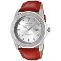 Invicta Men's 'Pro Diver' Red Genuine Leather Watch