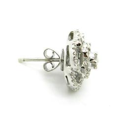 D'sire 18k White Gold 3/5ct TDW Diamond Earrings (G-H, VS1-VS2)
