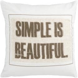 Stomp 18-inch Poly Decorative Pillow