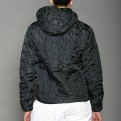 Marker Women's Diamond Quilted Black Hoodie 