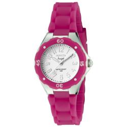 Invicta Women's 'Angel' Fushia Polyurethane Watch