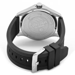 Invicta Men's 'Specialty' Black Polyurethane Watch