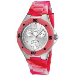 Invicta Women's 'Angel' Multi-Pink Polyurethane Watch
