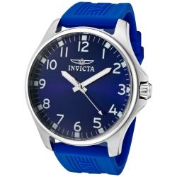 Invicta Men's 'Specialty' Blue Polyurethane Watch
