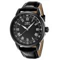Invicta Men's 'Specialty' Black Leather Watch