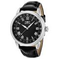 Invicta Men's 'Specialty' Black Leather Watch