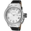 Invicta Men's 'Corduba' Black Genuine Calf Leather Watch