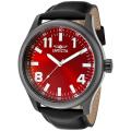 Invicta Men's 'Specialty' Black Leather Watch