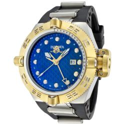 Invicta Men's 'Subaqua/Noma IV' Black Polyurethane Watch