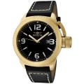 Invicta Men's 'Corduba' Black Leather Watch