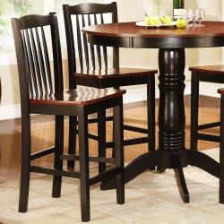 Monroe Antique Oak and Black 5-Piece Dining Set
